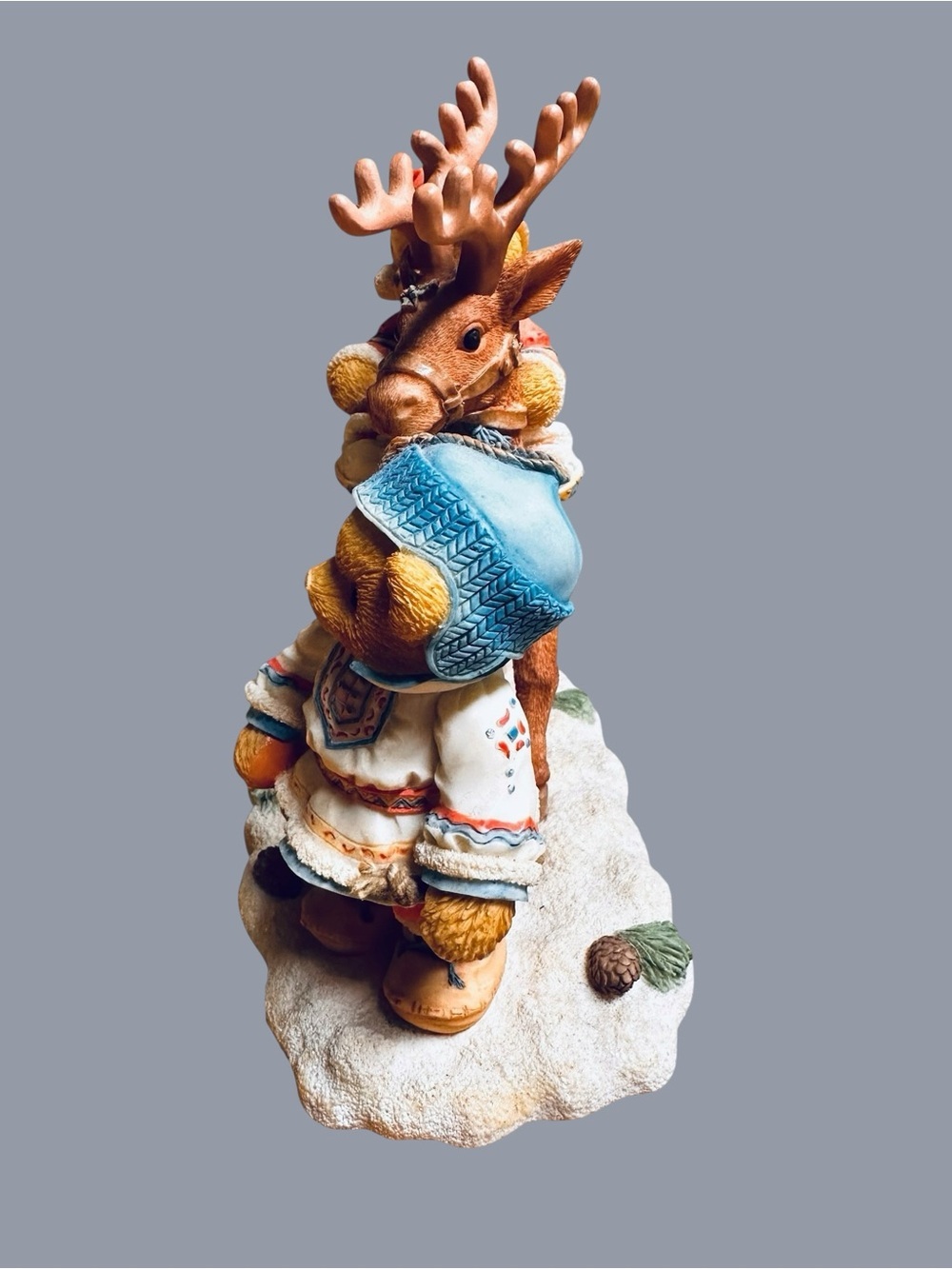 Cherished Teddies Sven and Liv Christmas #272159 1997 Reindeer Winter All Paths - Picture 2 of 7